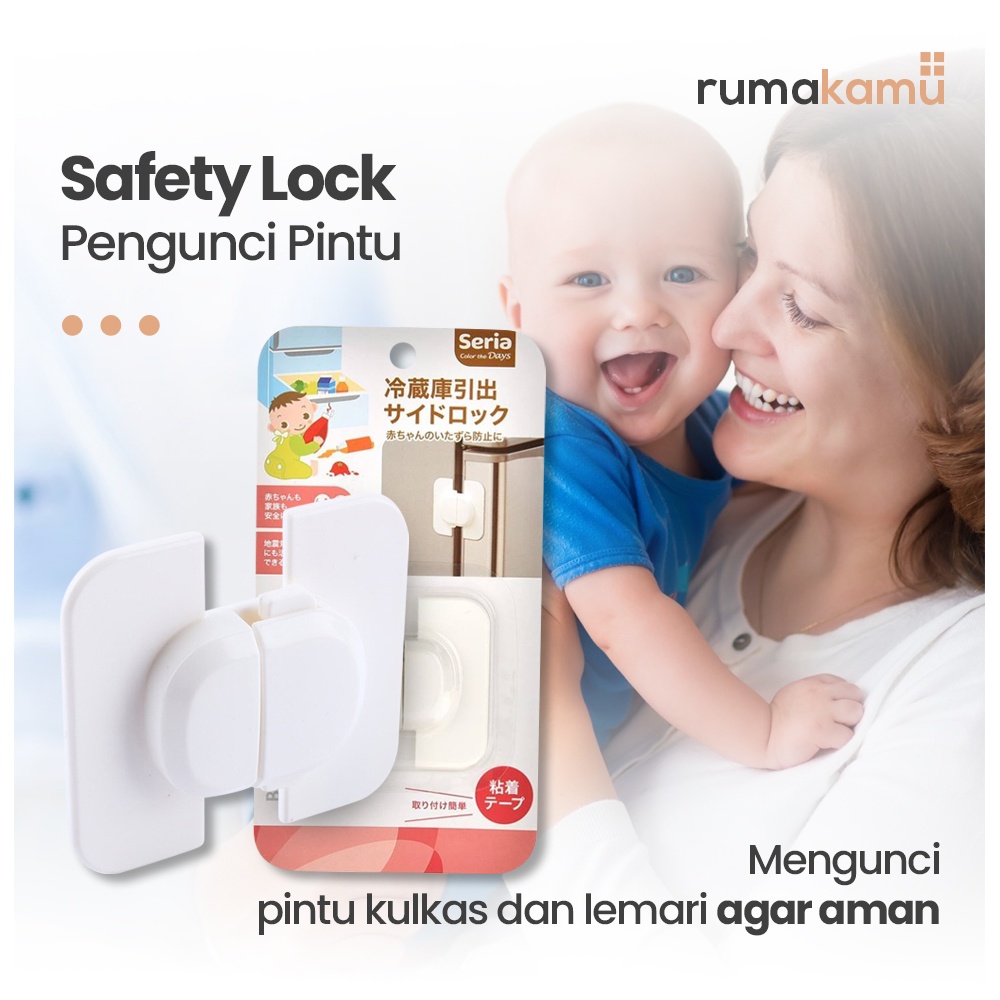 Pengaman Pintu Kulkas Serbaguna Safety Lock