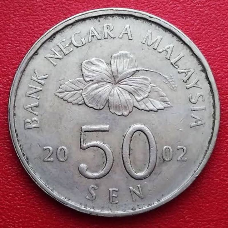 Uang Koleksi 50Sen Malaysia Tahun 2002