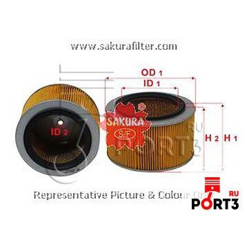 Filter Udara Colt Diesel PS100 PS120 T210 Sakura A-1007