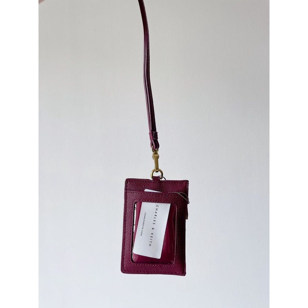 

lanyard wanita id card bahan kulit ck (ck-098)