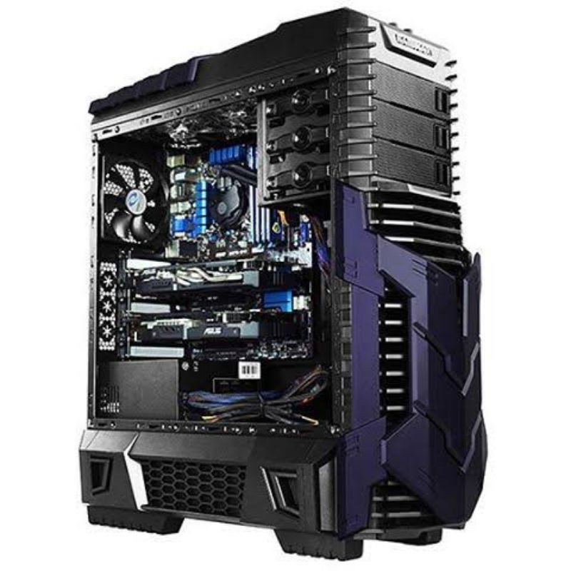 Casing Gaming Full Tower Raidmax AGUSTA Black Purple