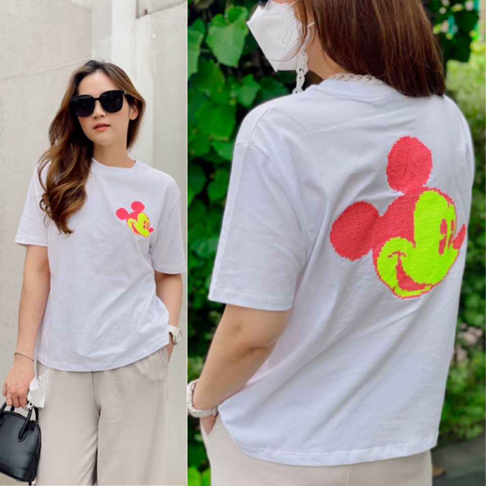 ZARA disney reestokMickey Mouse sablon depan n belakang