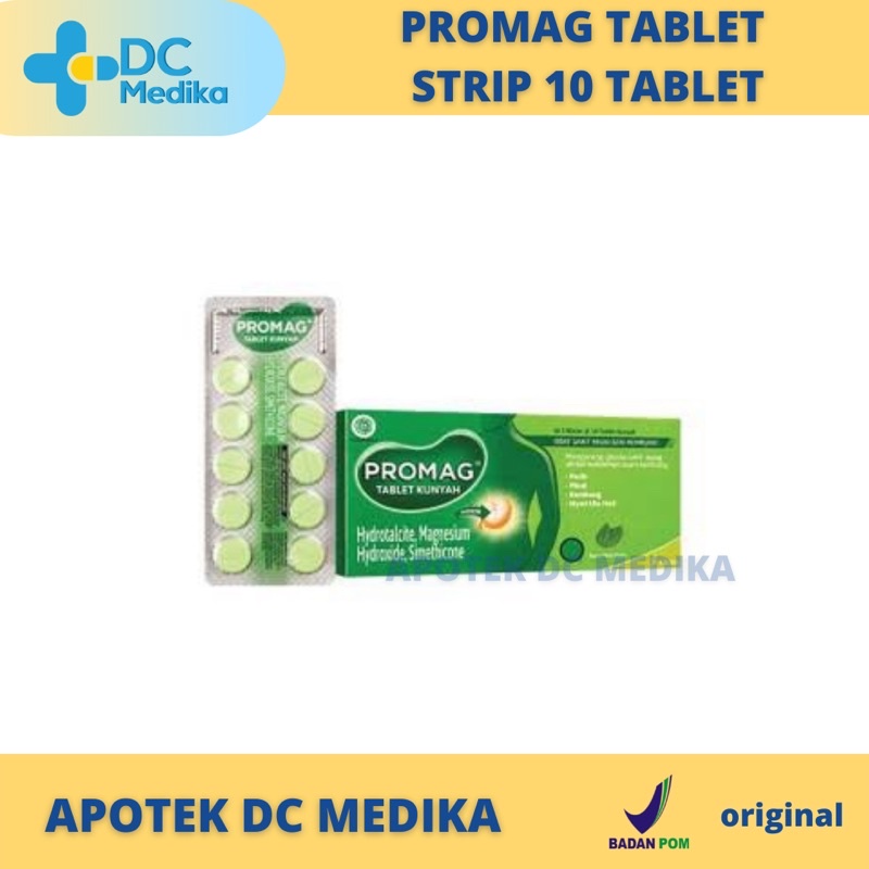 Promag Tablet / Obat maag / Obat sakit perut / Obat gastritis