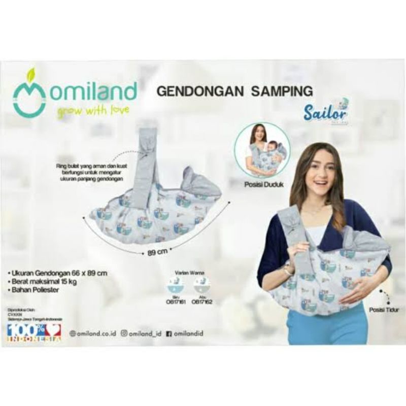 Omiland Gendongan Samping OB17161/62 Sailor Series