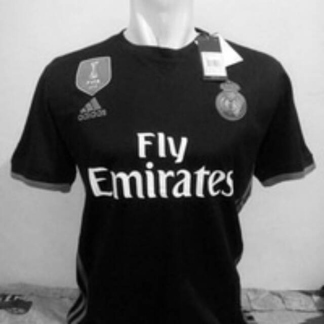 Jersey Real Madrid Away Grade Ori KW Thailand + Patch WCC Gagah