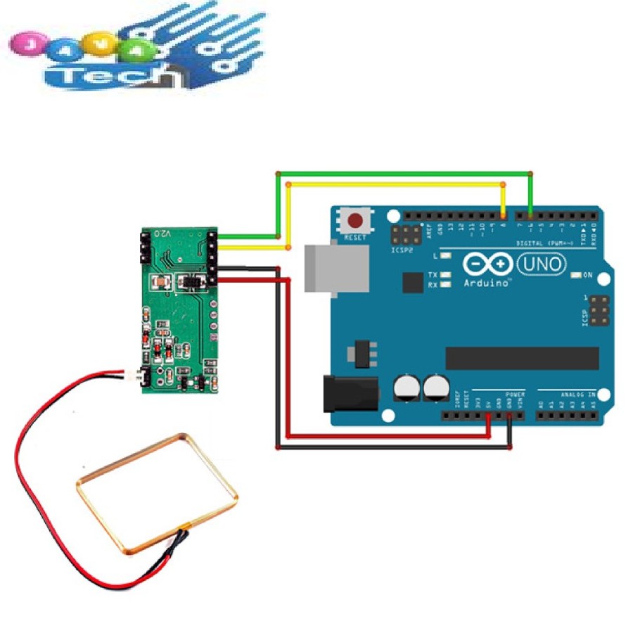 Modul Penerima RFID 125kHz RDM6300 Kartu EM4100