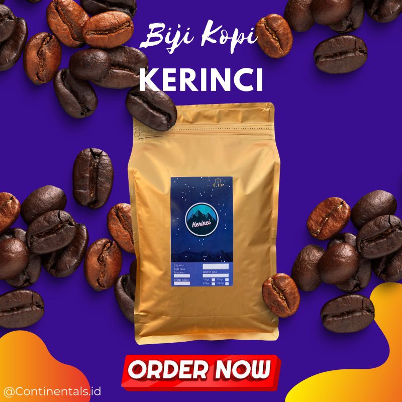 

Biji Kopi/Bubuk 100% Full Arabika Kerinci Roasted Commercia