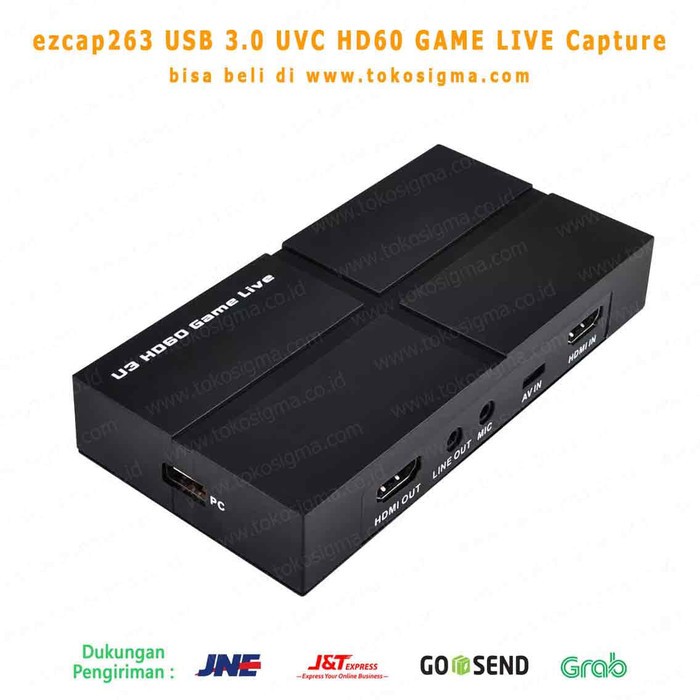 ezcap 263 USB 3.0 AV or HDMI 1080p Capture HD60 Game live mirip Elgato