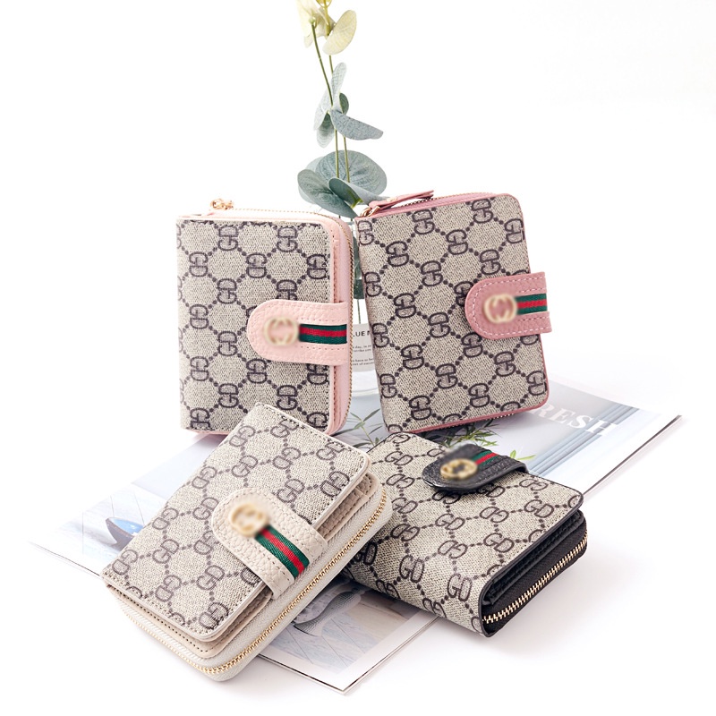 (COD) Dompet Kartu Wanita Motif GD Dompet Fashion MALL SHOPPING