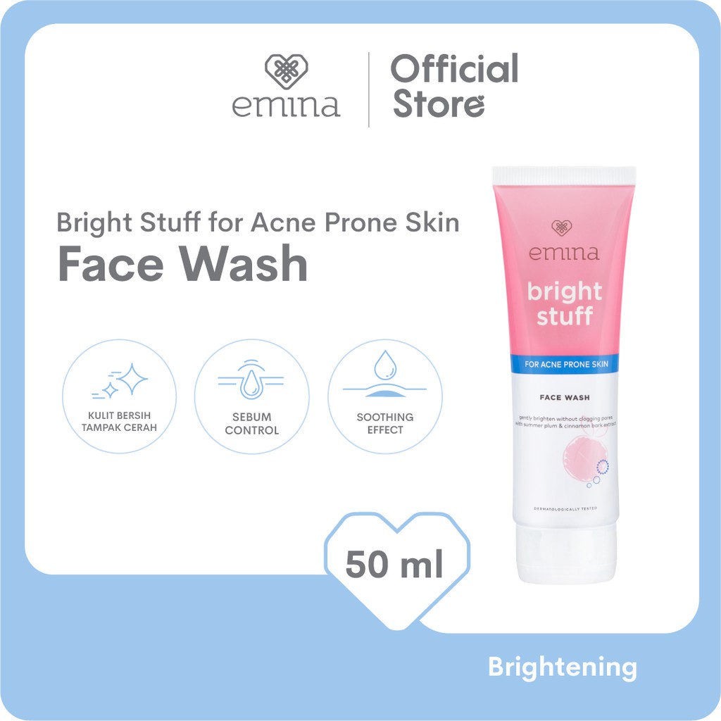 Emina Bright Stuff for Acne Prone Skin Face Wash