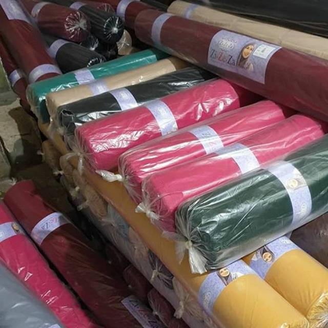 Kain Wollycrepe ZIZEZA Premium murah