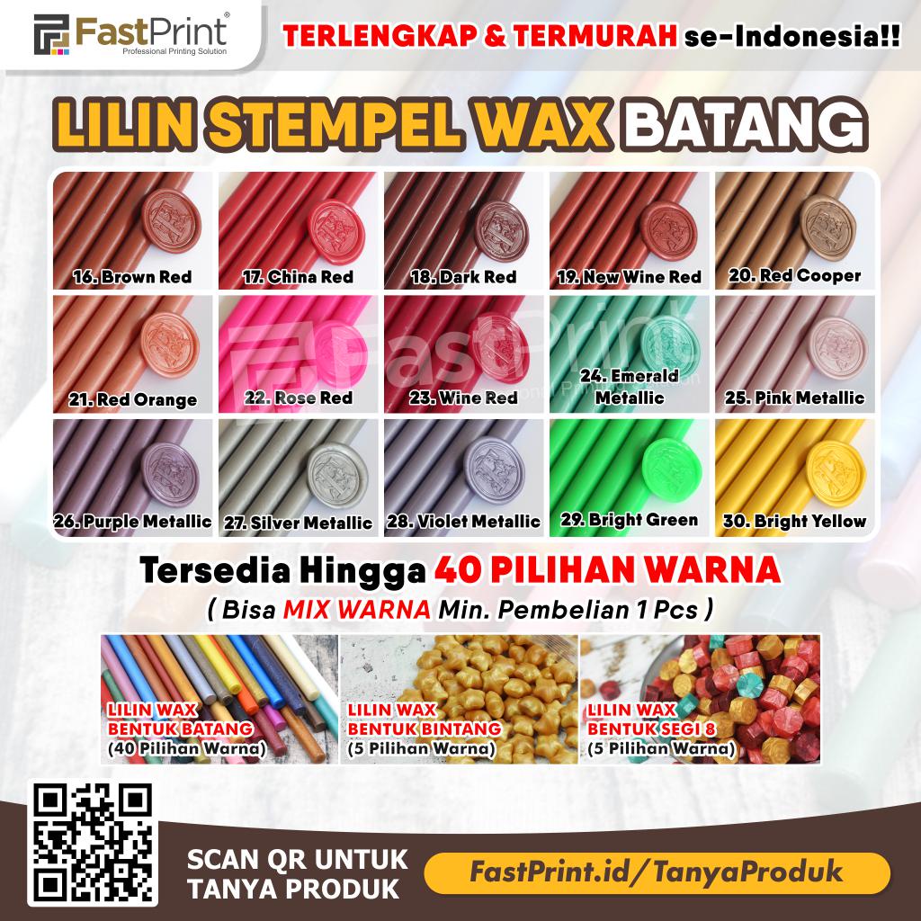 Paket Murah Wax Candle Spoon Stempel Lilin Seal Wax Batang
