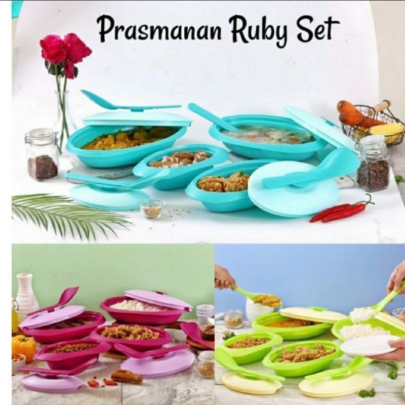 Prasmanan Ruby Set KWBO + 4 Pcs Sendok