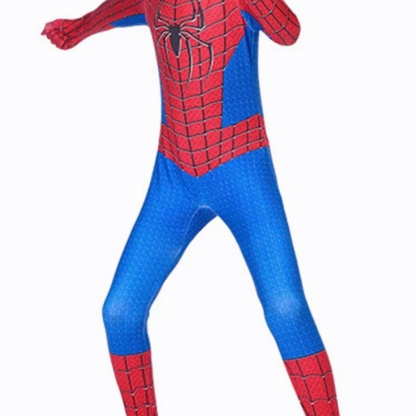 Voucher Shoee Halloween COS Amazing Spider-Man KOSTUM ANAK Jumpsuit + Topeng