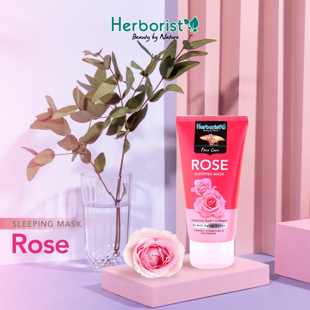 Herborist Sleeping Mask (Masker Wajah) Rose