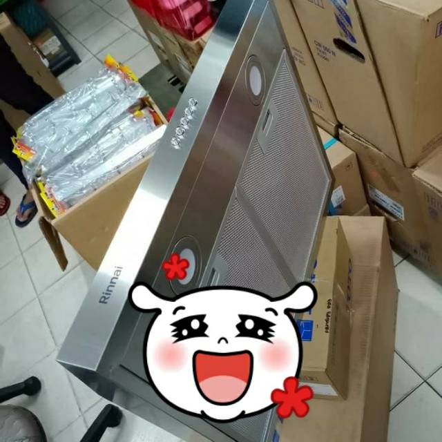 Cooker Hood Rinnai RH 126 SS Bagus / Cooker hood Murah