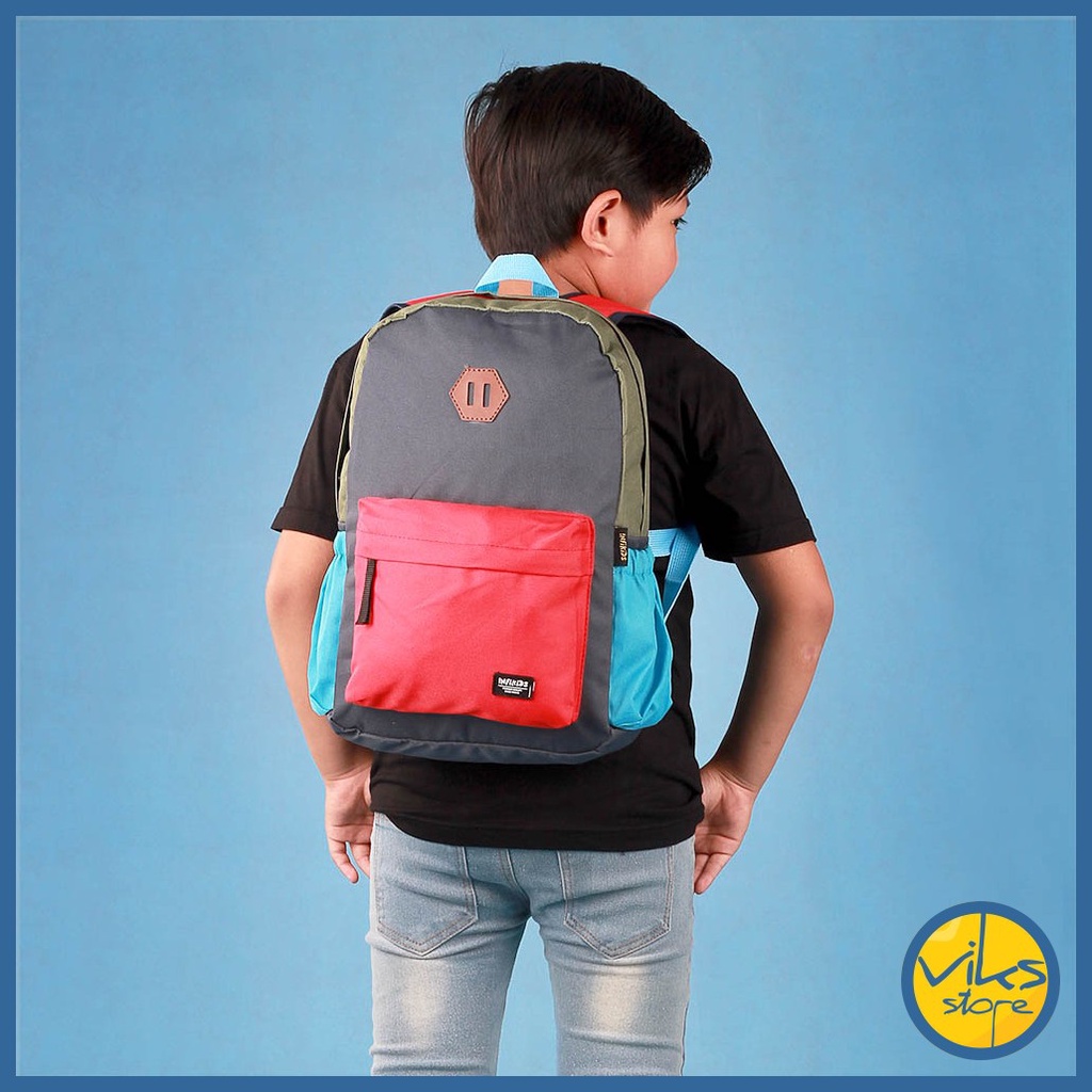 Tas Sekolah SD Anak Cowok Cewek Ukuran Sedang Tas Punggung Tas Ransel Backpack Premium