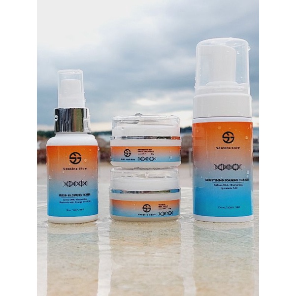 Sentira Glow Skincare DNA Salmon , Skincare viral Glowing