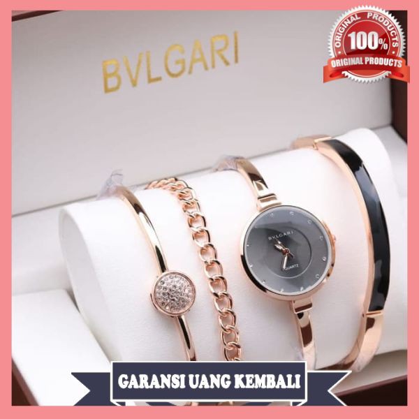 Jam Tangan Wanita Bvlgari Paket New Elegan