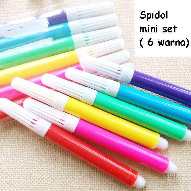 

Terbukti Spidol Mini Set isi 6 Warna MURAH Tren terbaru