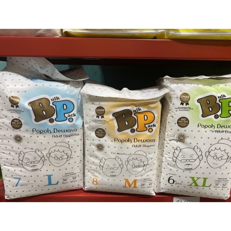 Bulk pack popok dewasa