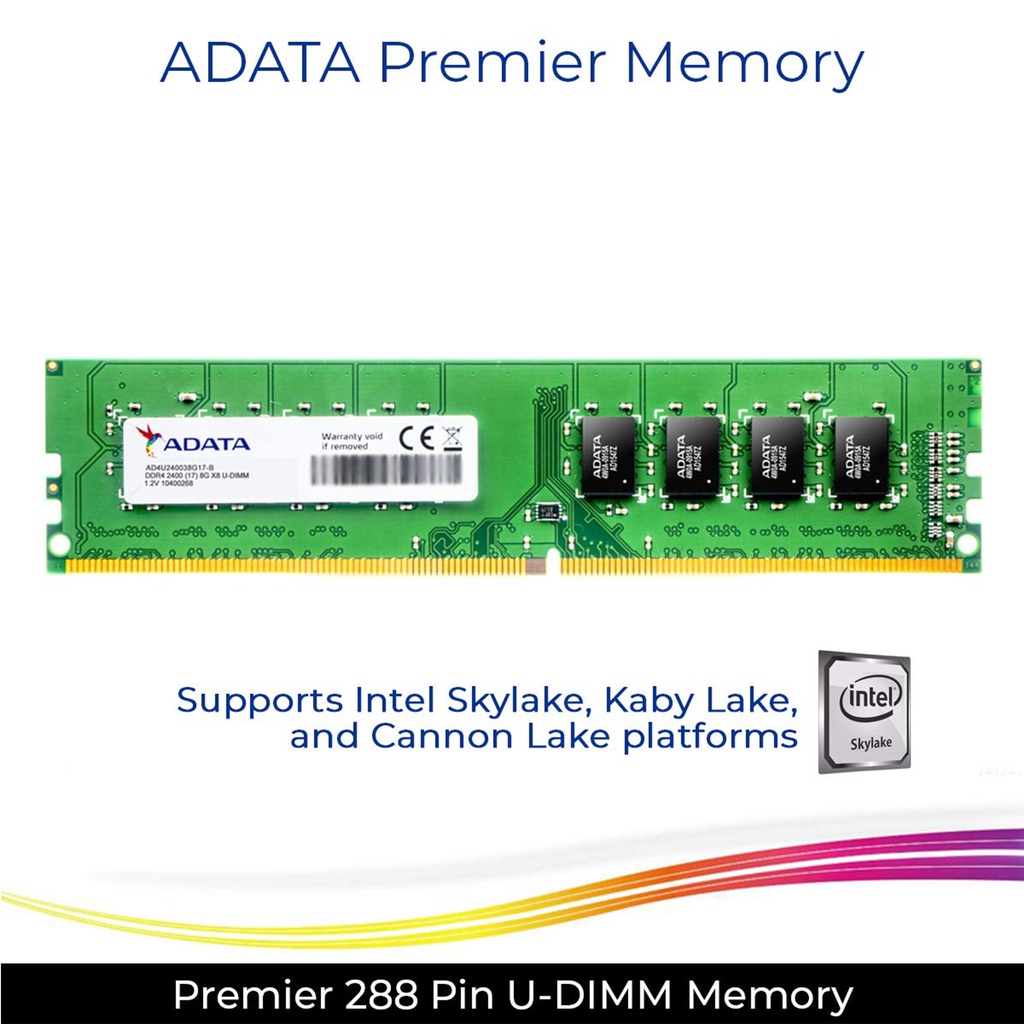 ADATA Premier DDR4 2666MHz 4GB U-DIMM RAM DDR4 4GB PC-2666 UDIMM - RAM PC Desktop