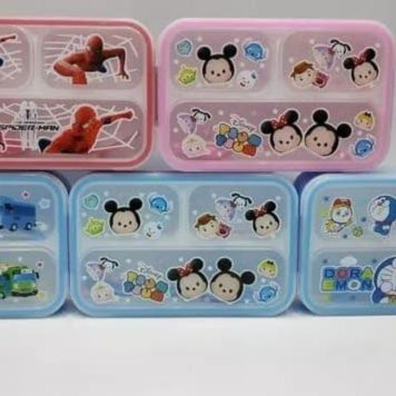 Lunch Box Grid X9008 Anti Tumpah Bocor / Kotak Makan