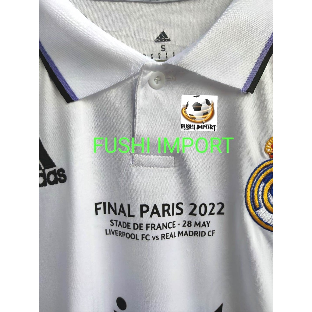 Jersey Baju Bola Madrid Home Champion 14 2022 2023 Grade Ori