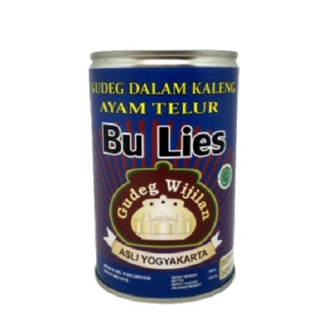 

Gudeg Bu Lies Gudeg Kaleng Ayam Telur - 300 gr