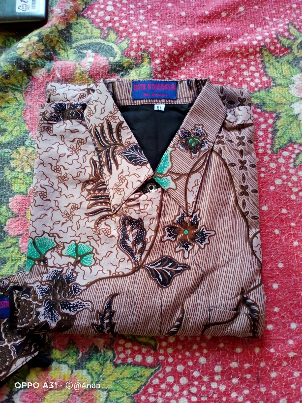 Kemeja Batik Premium Ndoromesem Pria Lengan Panjang Ganes Prabu Katun Halus Baturaden Fullfuring