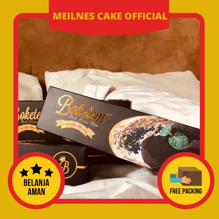 

Meilnes - Boketem - Bolu Ketan Hitam - Original - Oleh Oleh Bandung