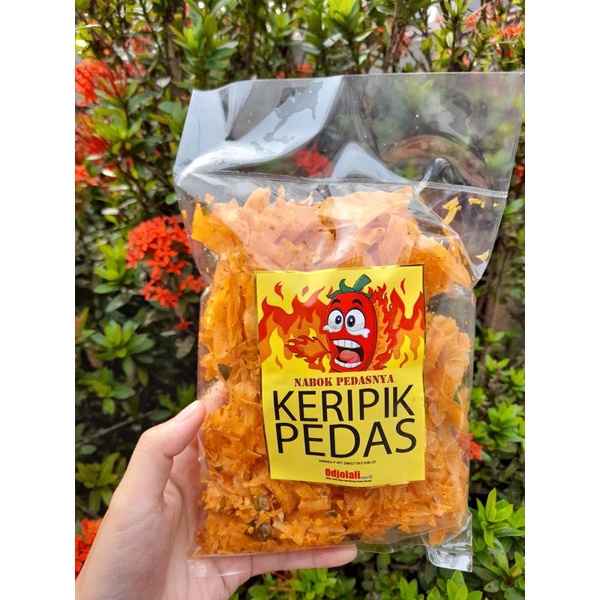

Ready Stock KERIPIK SINGKONG PEDAS KRIWIL