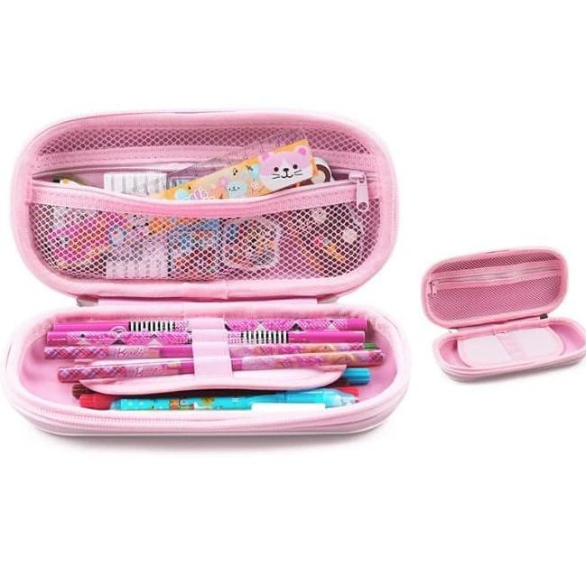 

Promo !!!! Termurah !!! Kotak pensil dan alat tulis Smiggle Alike EVA Hardcase Barbie Series - Merah