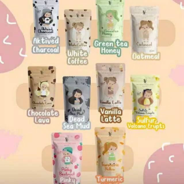 Masker oat organik by youra | oat premium face mask