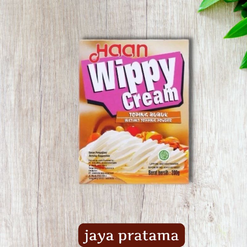 

haan wippy cream 200 gram