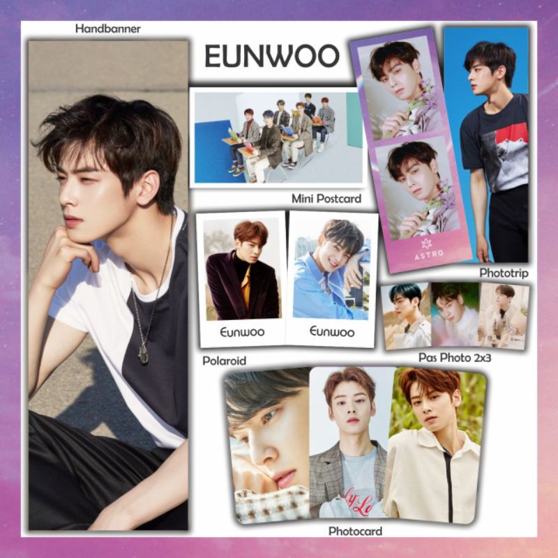 FANKIT ASTRO EUNWOO PAKET HEMAT ASTRO MURAH fan made by mochichim