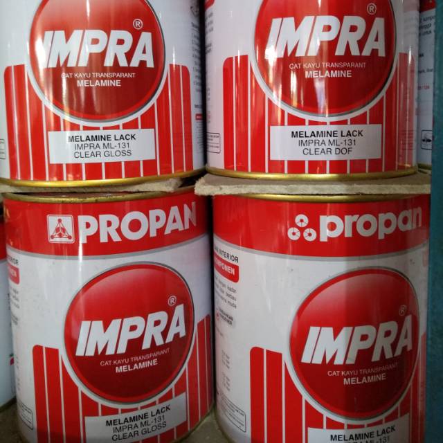 Impra Melamine Lack ML131 Vernis Pernis Kayu Clear Gloss Clear Doff