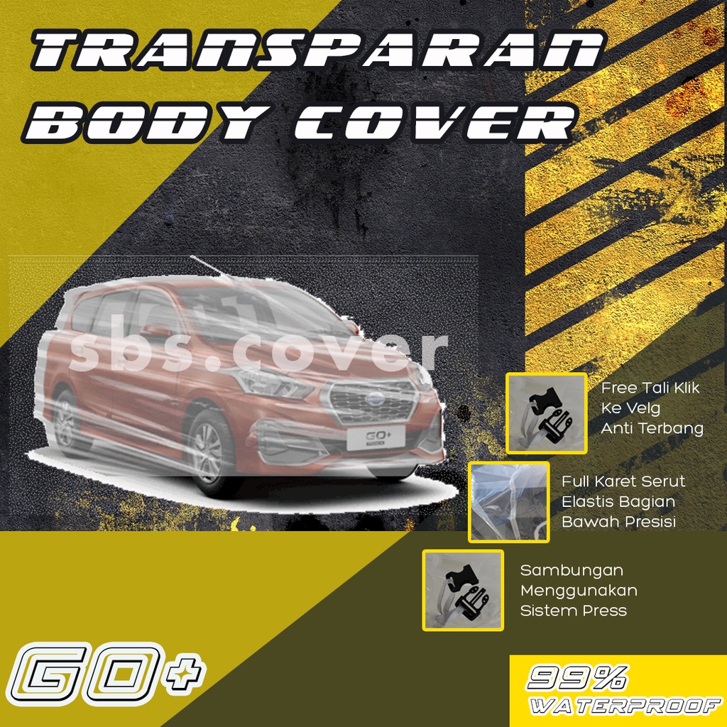 Body Cover Mobil Datsun Sarung Mobil Datsun Go/Datsun go 3 baris/datsun go 2 baris/datsun go panca/datsun go panca 3 baris/datsun 3 baris/datsun go panca 2 baris/datsun go 3 baris anti air/datsun panca/avanza/xenia/calya/sigra/mobilio/hrv/freed/yaris/brio