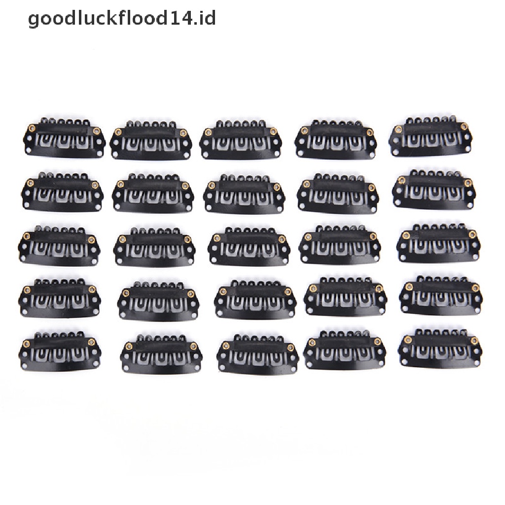 40pcs Klip Snap Bentuk U Bahan Steel Untuk Ekstensi Rambut
