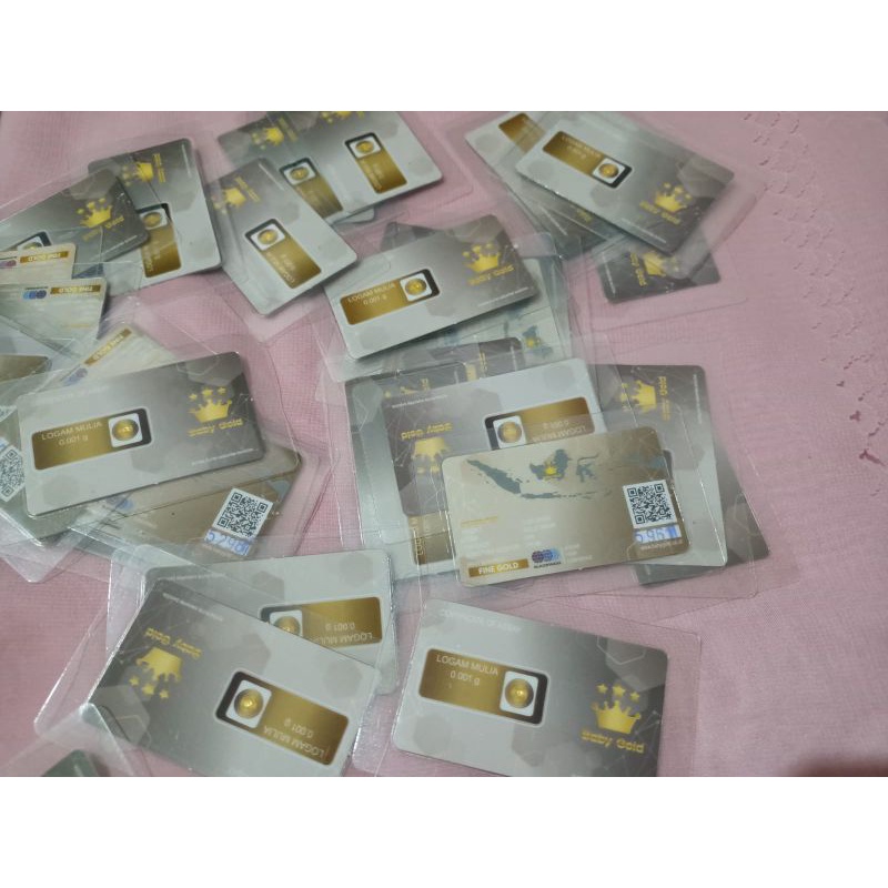 BABY GOLD 0.001 GRAM EMAS 24 KARAT