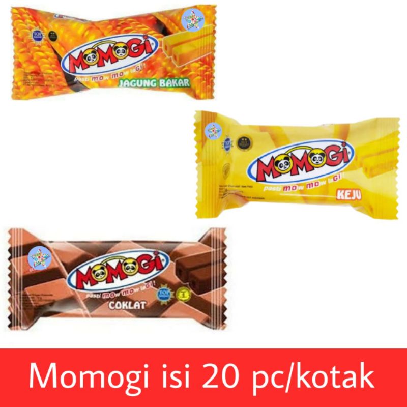 

Momogi coklat/keju/jagung isi 20pc/kotak