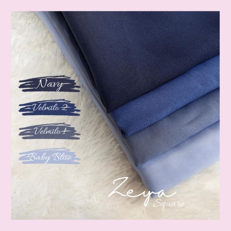 Square Hija.b Premium Lasercut by Zeya Hijab