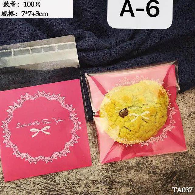

PPY TERLENGKAP&TERMURAH - COOKIES BAG / PLASTIK COOKIES MOTIF 7x10 A-6 isi 100lbr Spesial Order