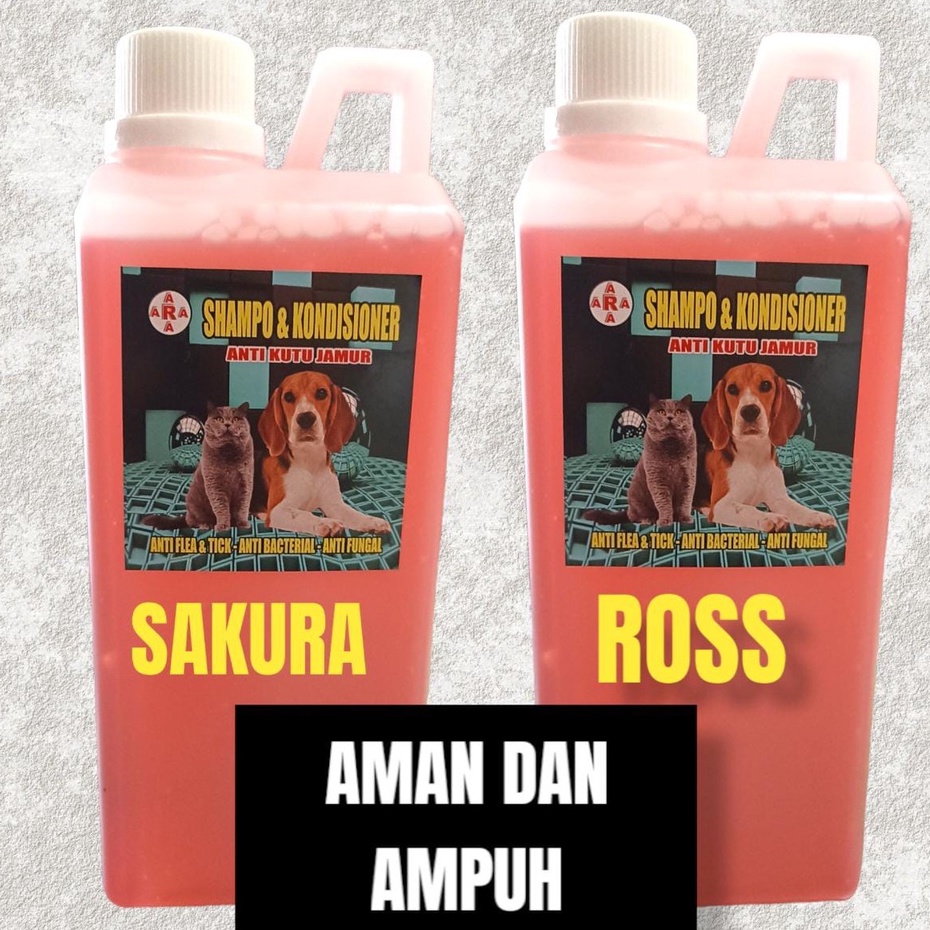 SAMPO KUCING NETTO 1 LITER ANTI KUTU JAMUR DAN BAKTERI + KONDISIONER