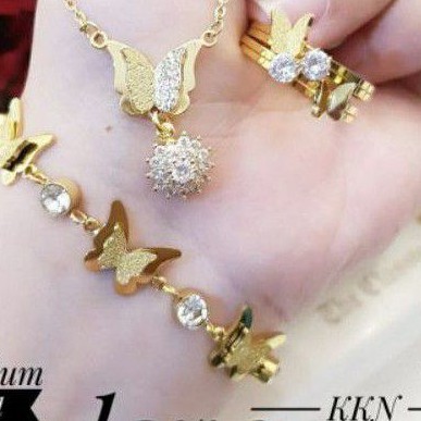 Titanium Set Perhiasan Wanita 765