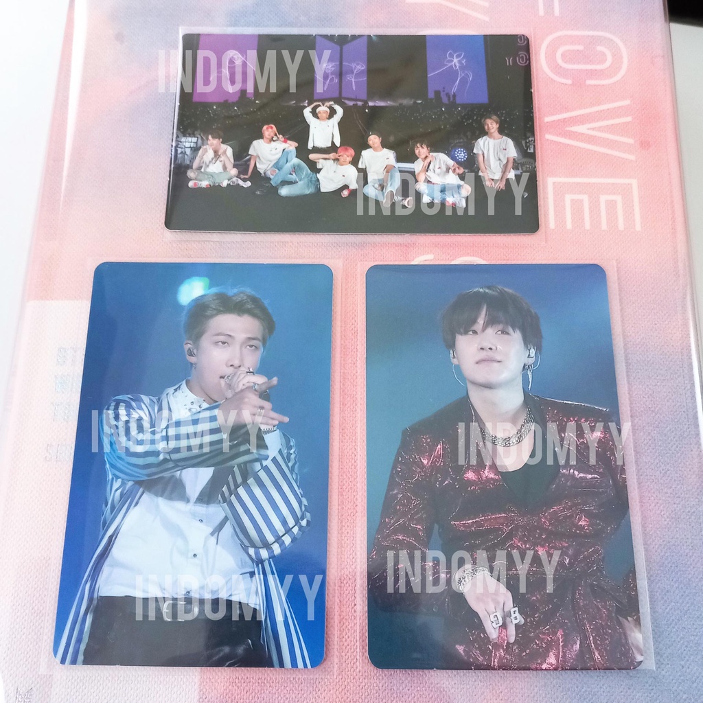 Love Yourself Seoul DVD Bluray Group OT7 & Namjoon RM Official Photocard - Rare BTS Bangtan pc poca 