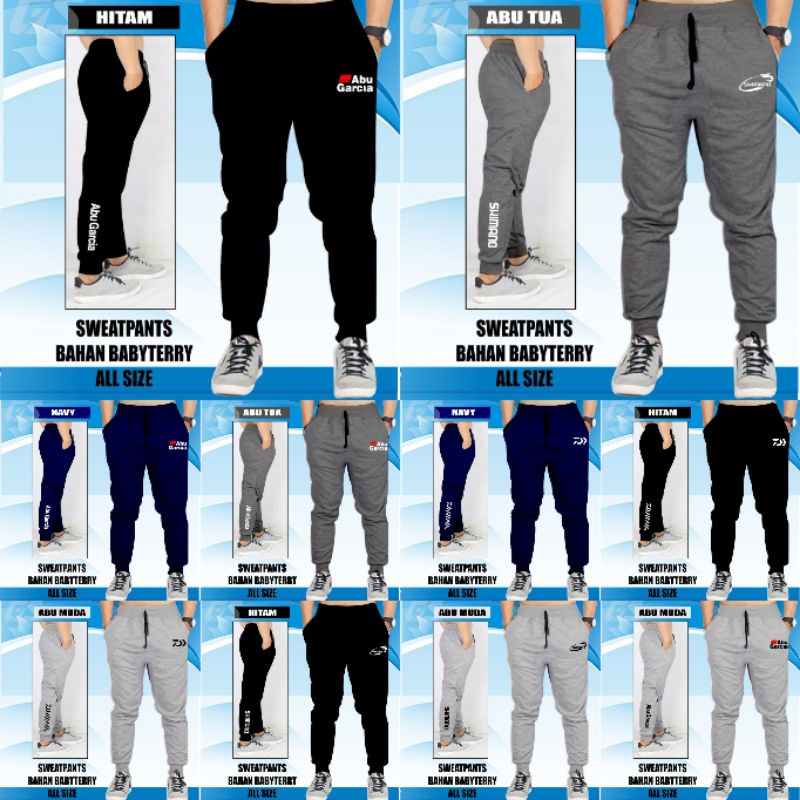 Celana mancing jersey mancing kaos mancing calana joger panjang mancing