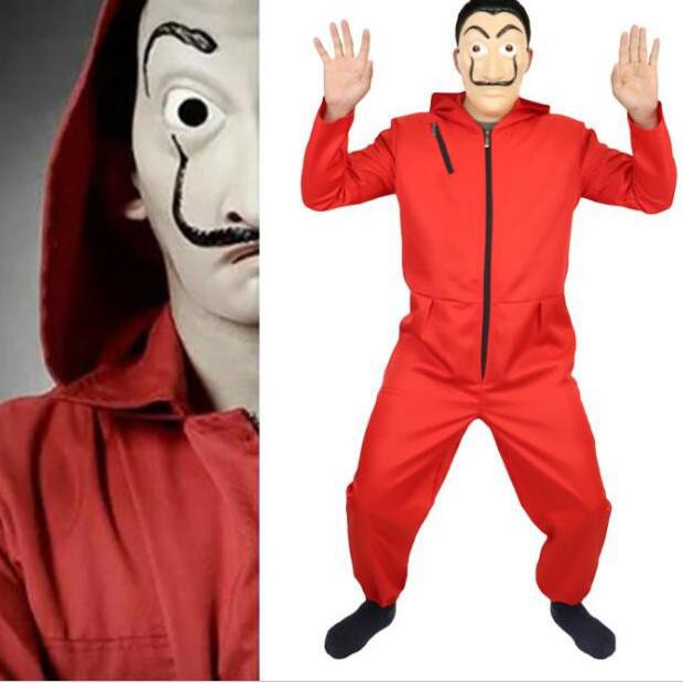 Jual Hot Sale Kostum Money Heist La Casa De Papel Netflix Halloween Party  Costume [Z71] Indonesia|Shopee Indonesia