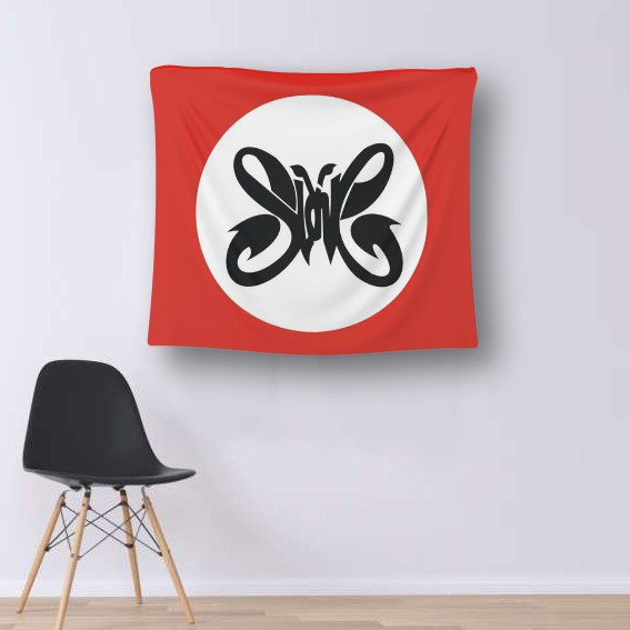 bendera KONSER MUSIC GROUP BAND SLANK FLAG wall décor poster kain kamar tapestry