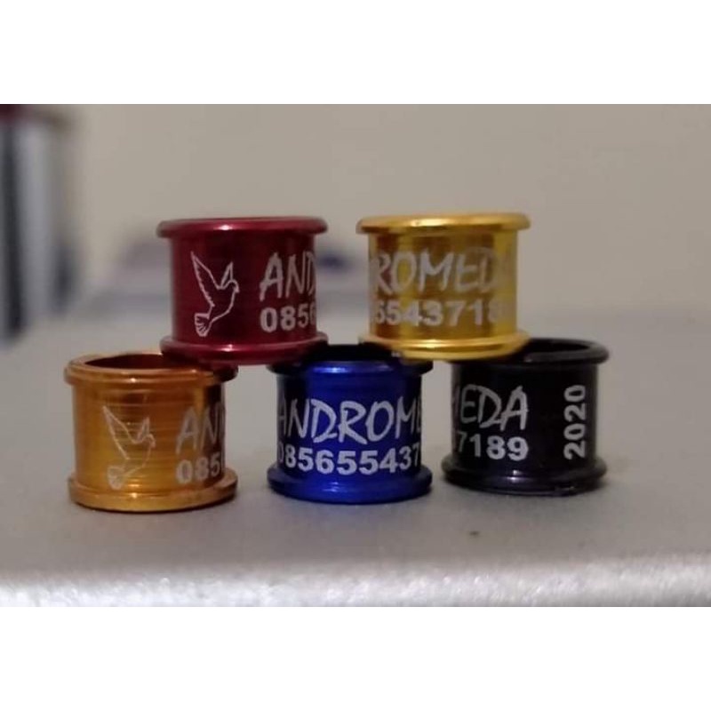 RING MERPATI RODA LASER ALMINI